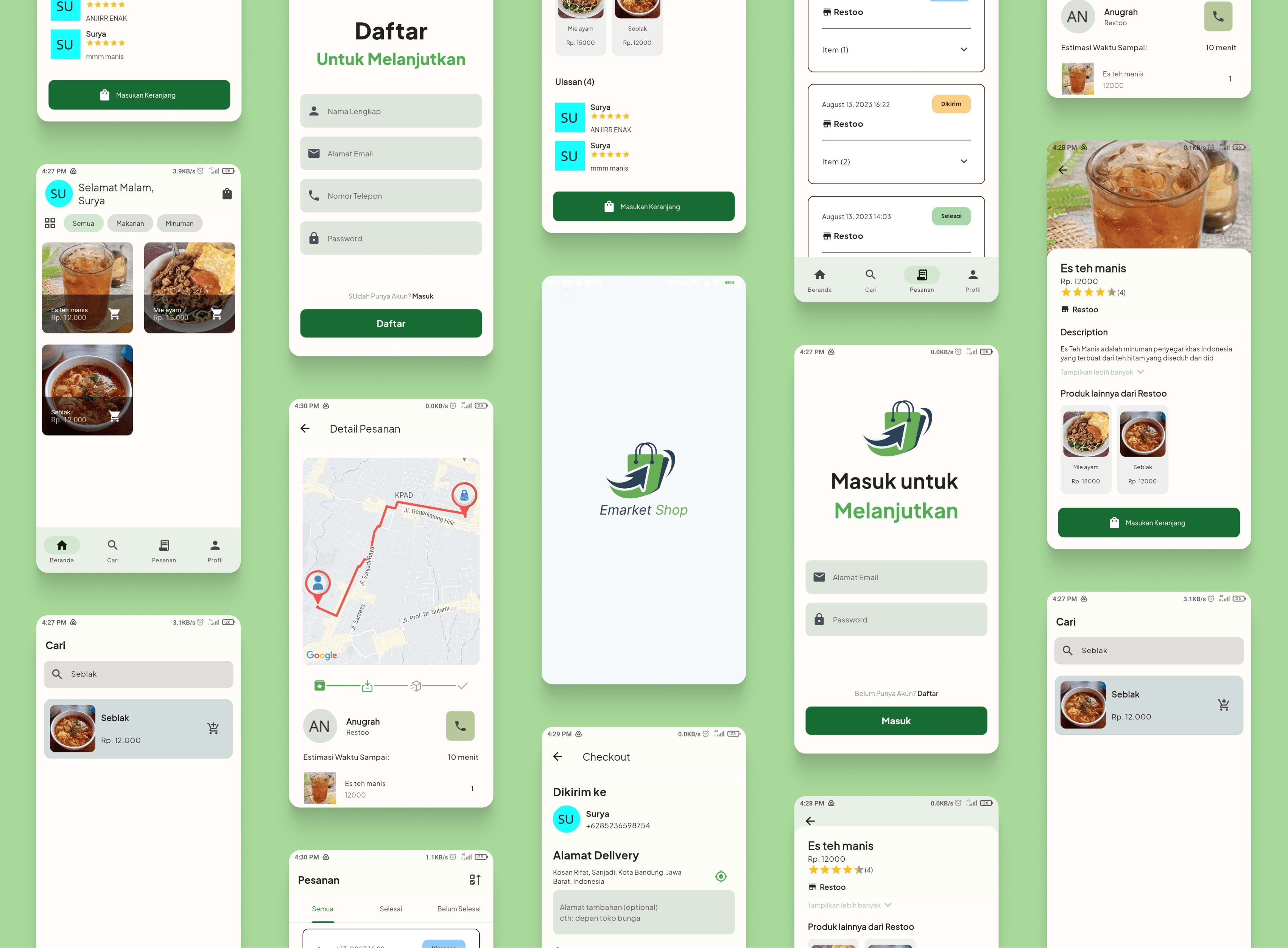 E-Market Buyer Mobile Applications